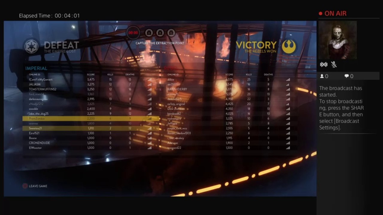 PromZombie's Live PS4 Broadcast