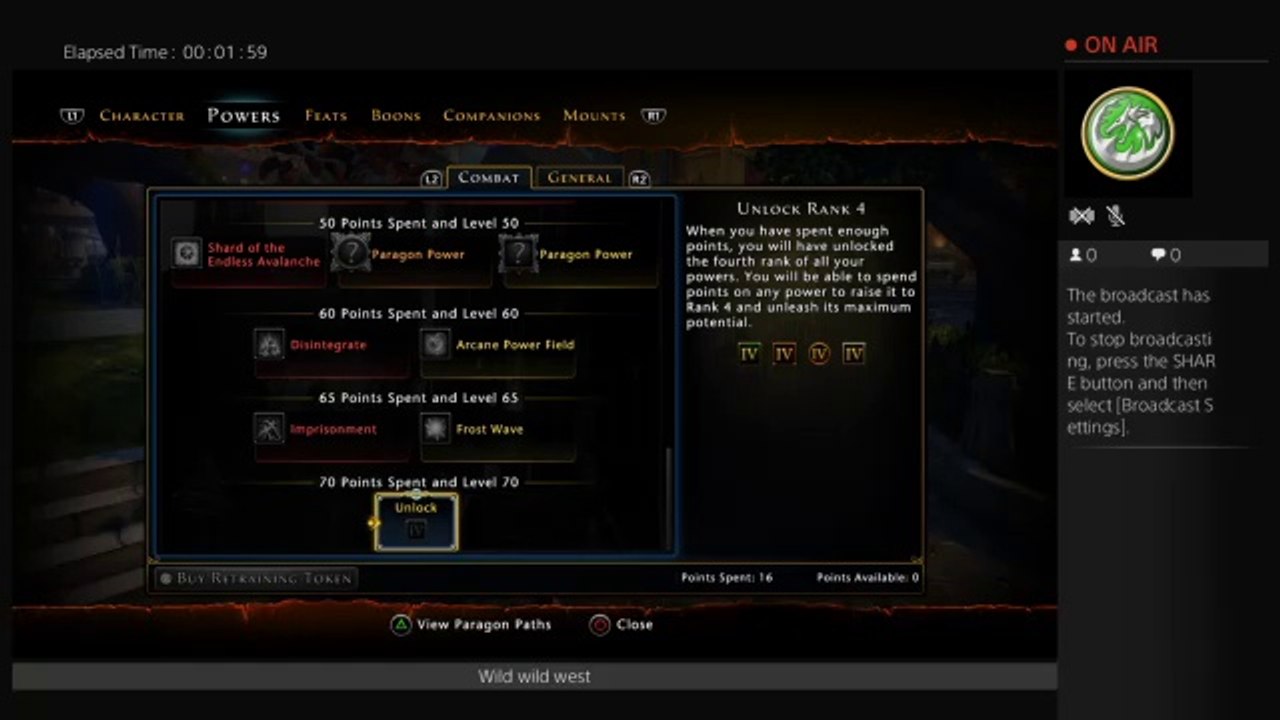 killerjd1's Live PS4 Neverwinter