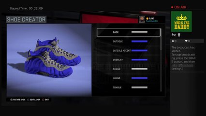 ToxicCash314's Live PS4 (NBA 2K16 - CUSTOM SHOES) Broadcast