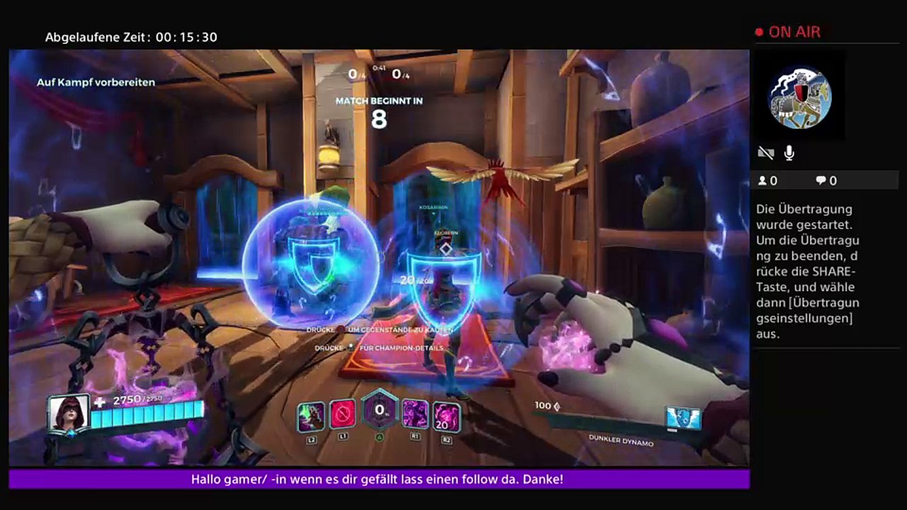 Ps4-live-Übertragung von lilienritter