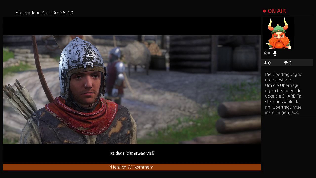 PS4-Live-Übertragung von Thor