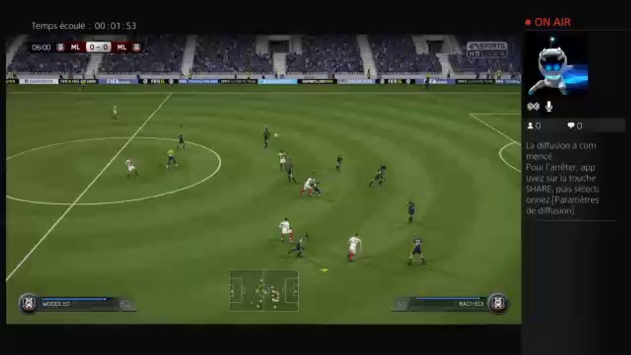 Diffusion PS4 en direct fifa15