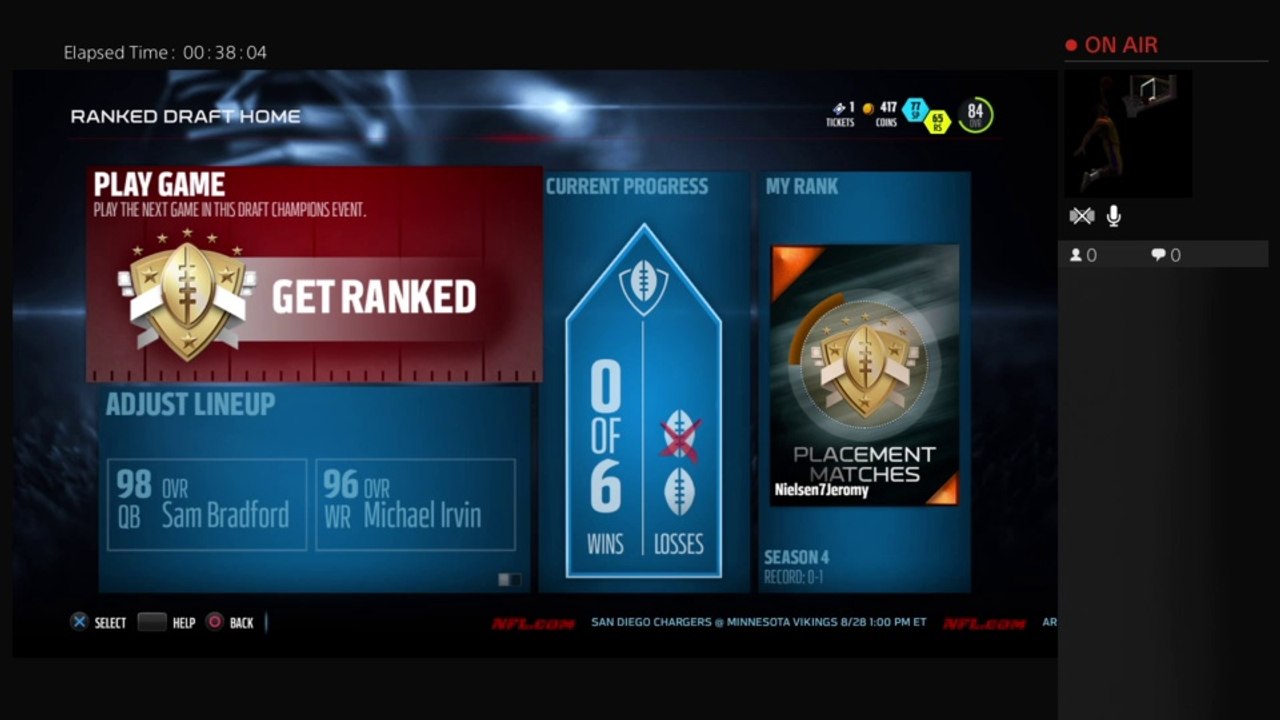 Madden 16 draft Champions