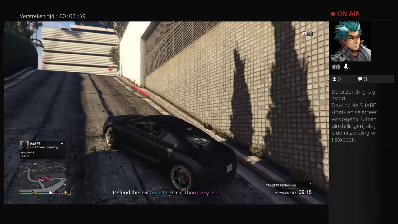 Live PS4-uitzending van wertster