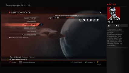 Call of duty ghost extinção hardcore