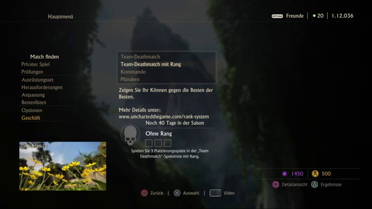 Uncharted 4 Online Deutsch/German