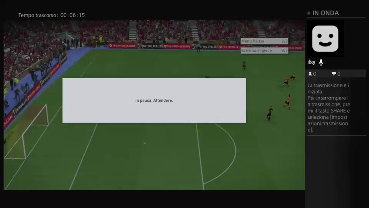 Trasmissione ps4 live di claudiosalento