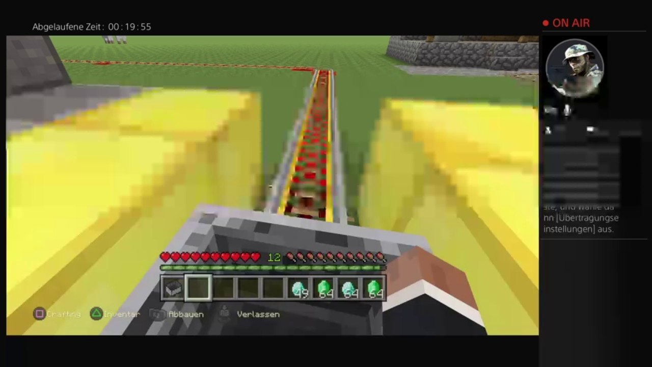 PS4-Live-Übertragung von miksteiner Minecraft Server Bauen