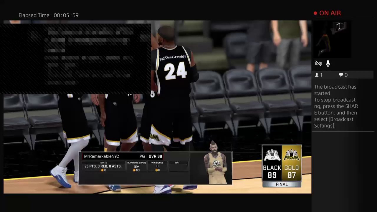 MrRemarkableNYC's Live PS4 Broadcast