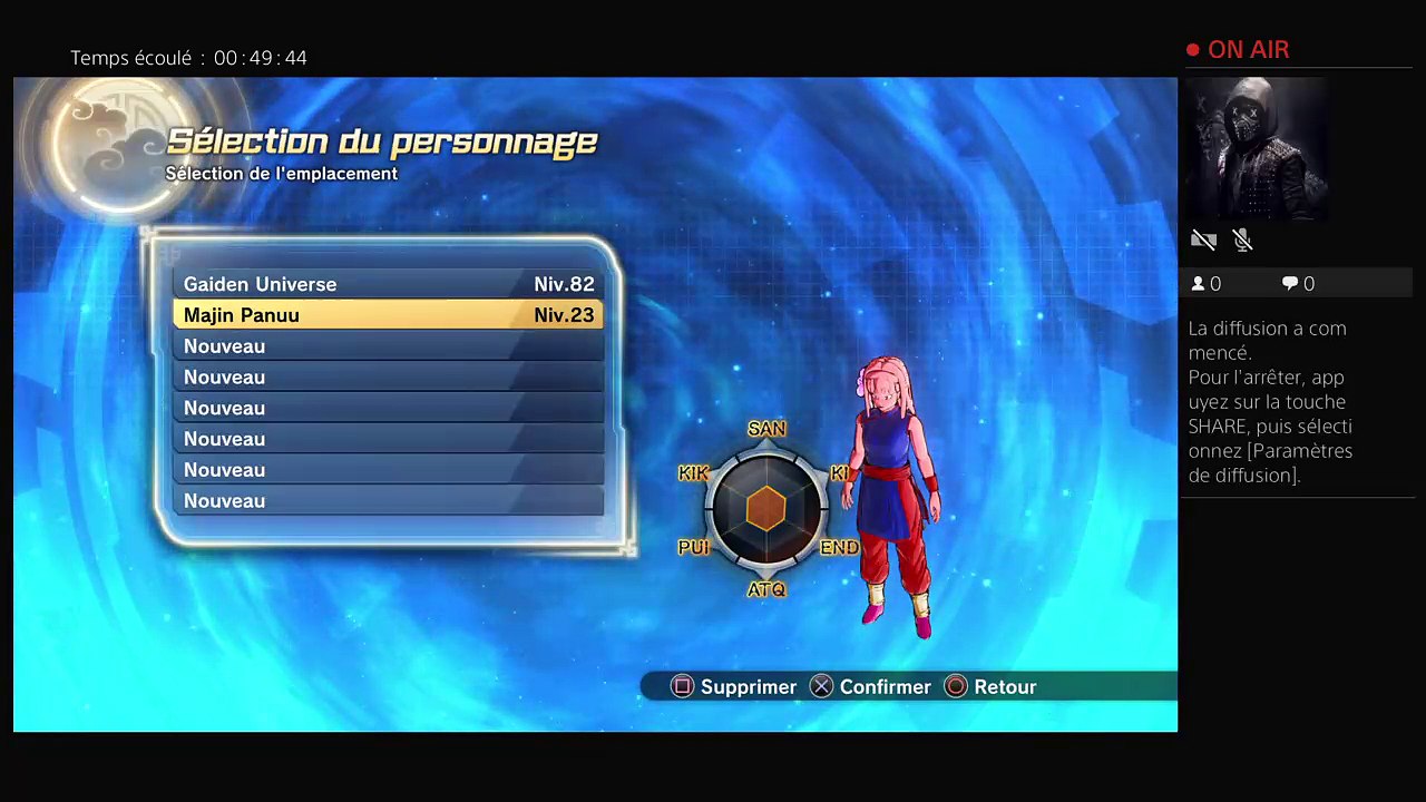 Diffusion PS4 en direct de kratos