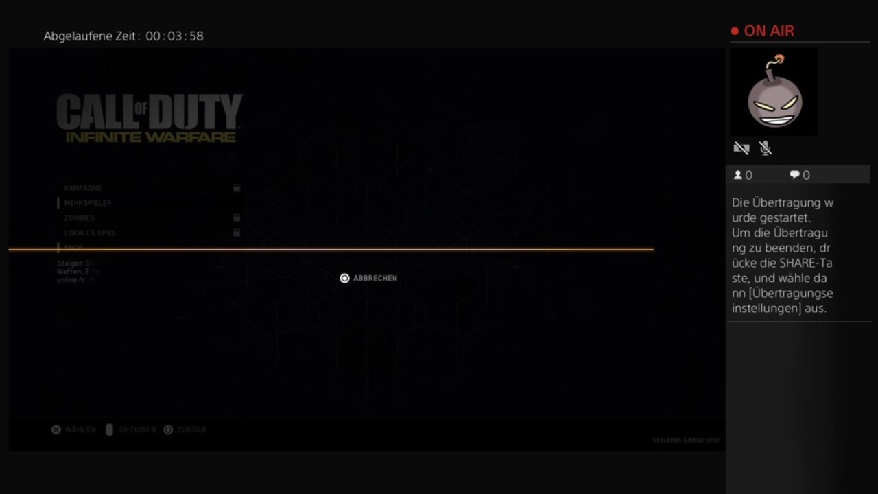 PS4-Live-Übertragung von locke_c20