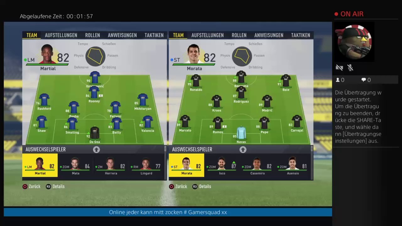 Ps4-live-Übertragung