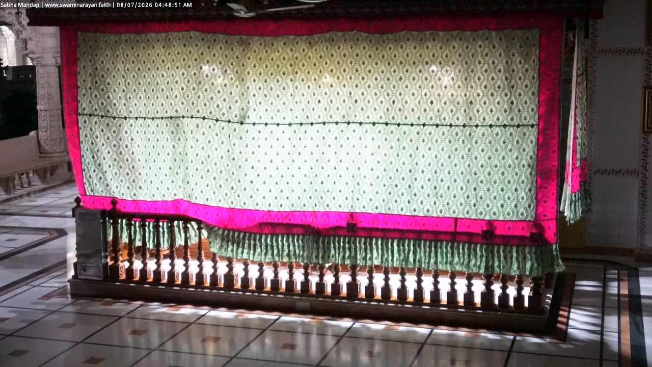 Bhuj Mandir Sabha Mandap Live Darshan