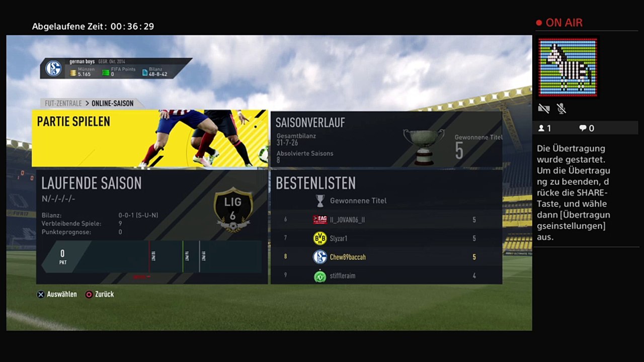 PS4-Live-Übertragung von Chew89baccah