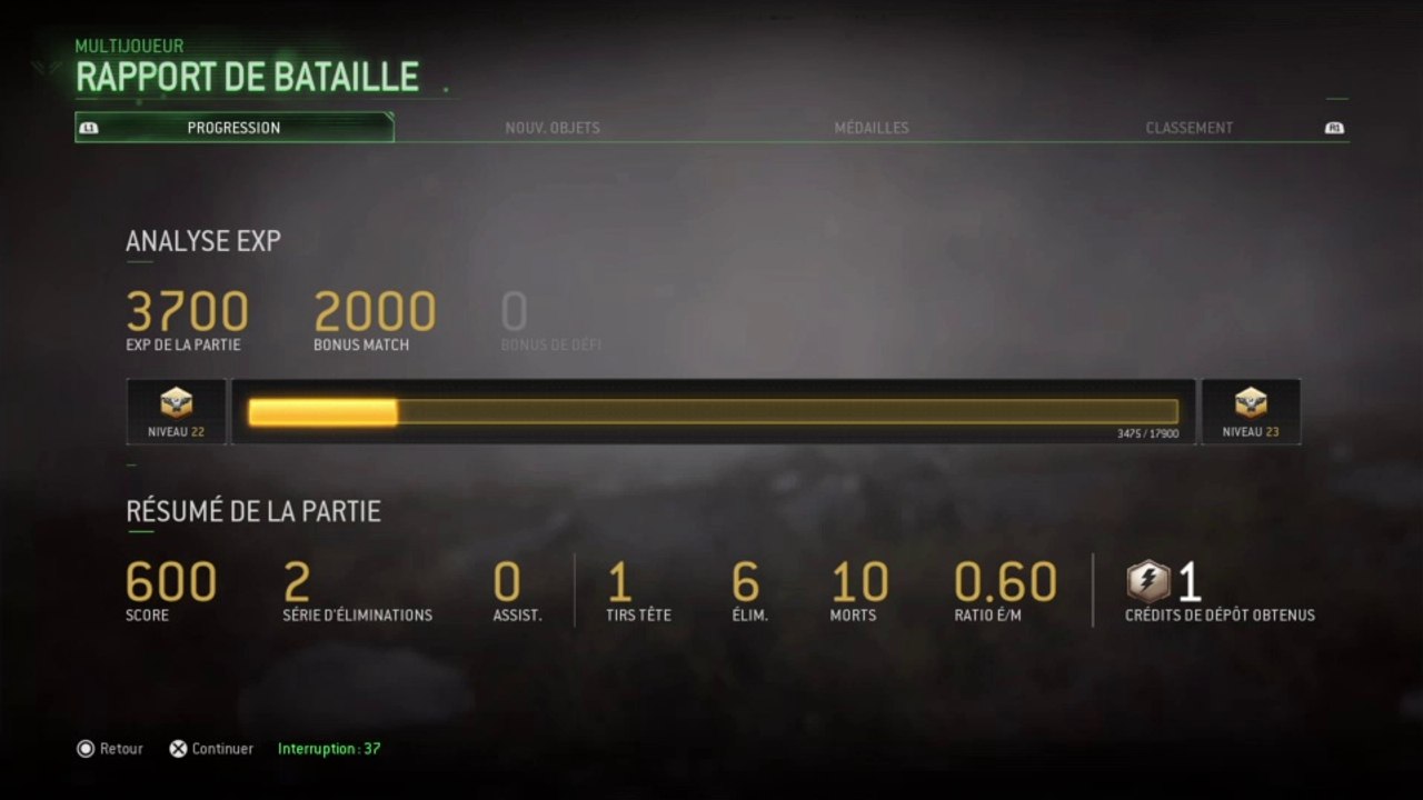 Live cod4 multi mode de jeux a decouvrire