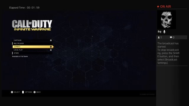 Infinite Warfare zombies gameplay