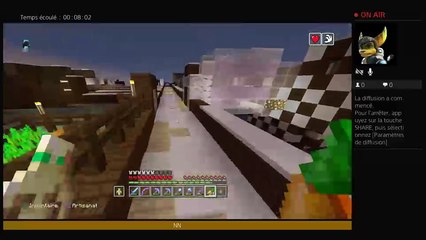 Diffusion PS4 en direct de benji game minecraft