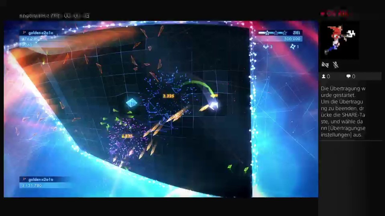 PS4-Live-Übertragung von golden-x2o1o