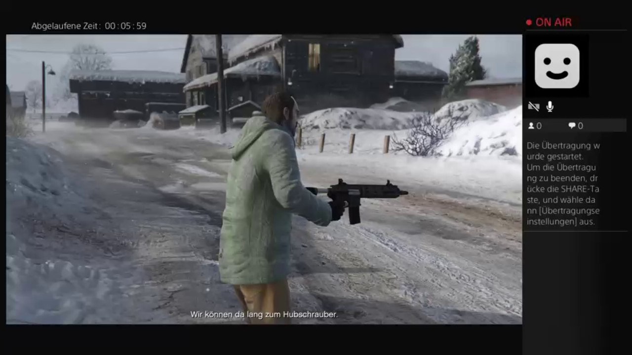 PS4-Live-Übertragung von goaomshanti