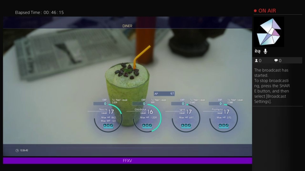 Greasper's Live PS4 Broadcast