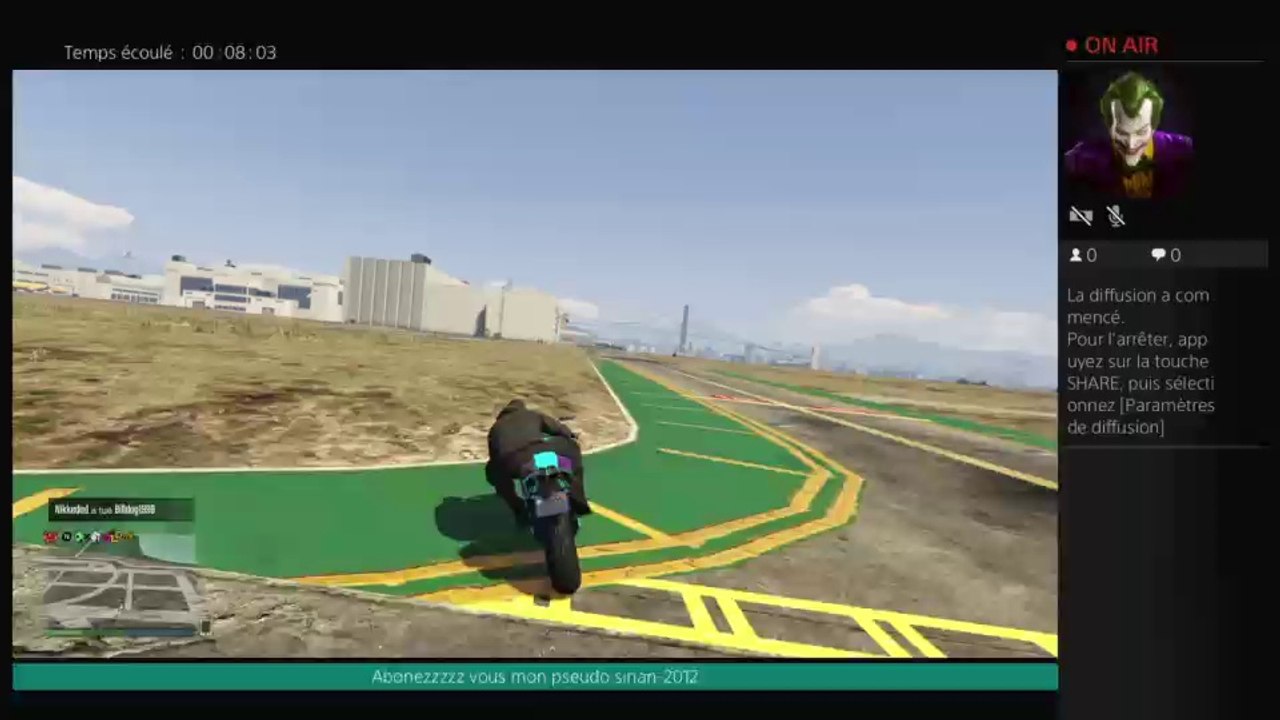 Je monte des mur en moto