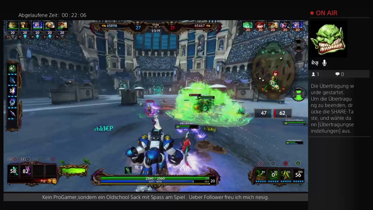 PS4-Live Arena Sylvanus Test