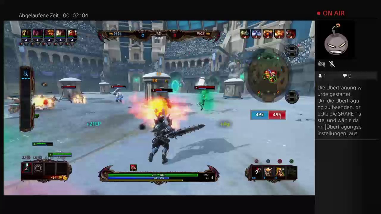 Ps4-live-Übertragung von qordoo