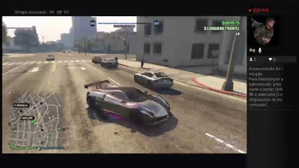 Transmissão ao vivo do PS4 de bala-de-camper