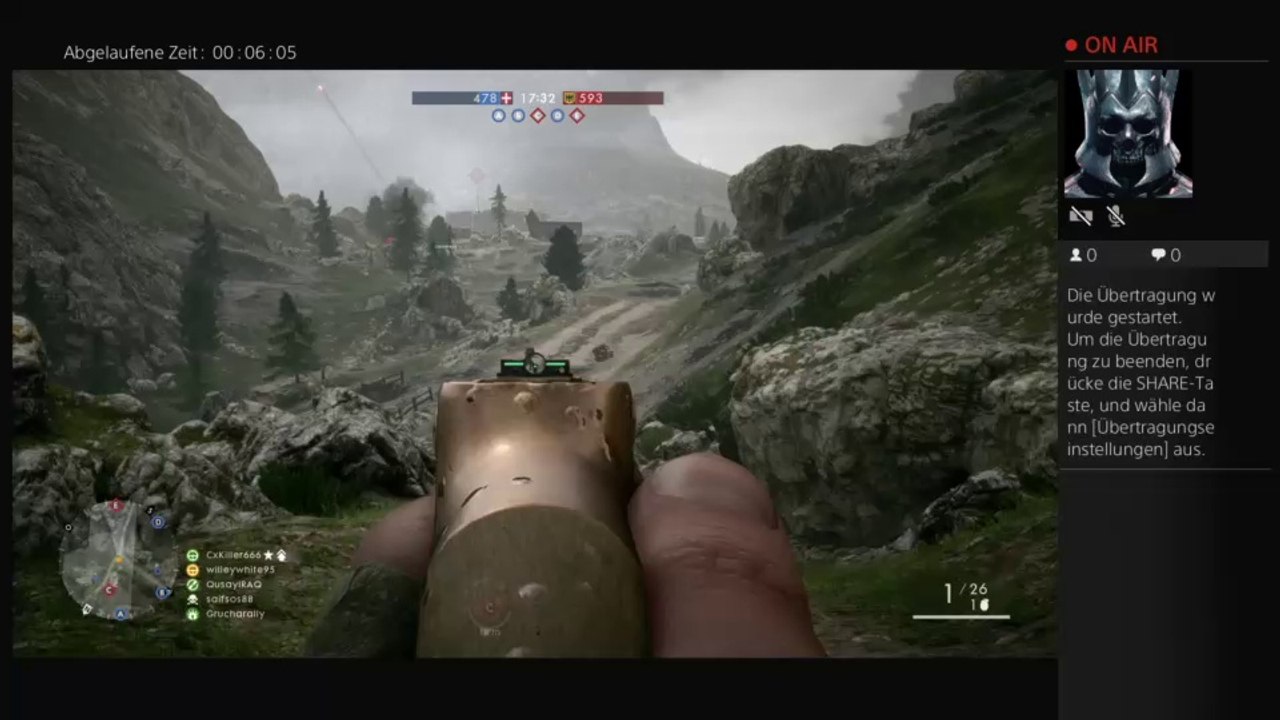 Ps4-live. battlefield1