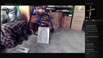 PREZ_Manny drawing portrait