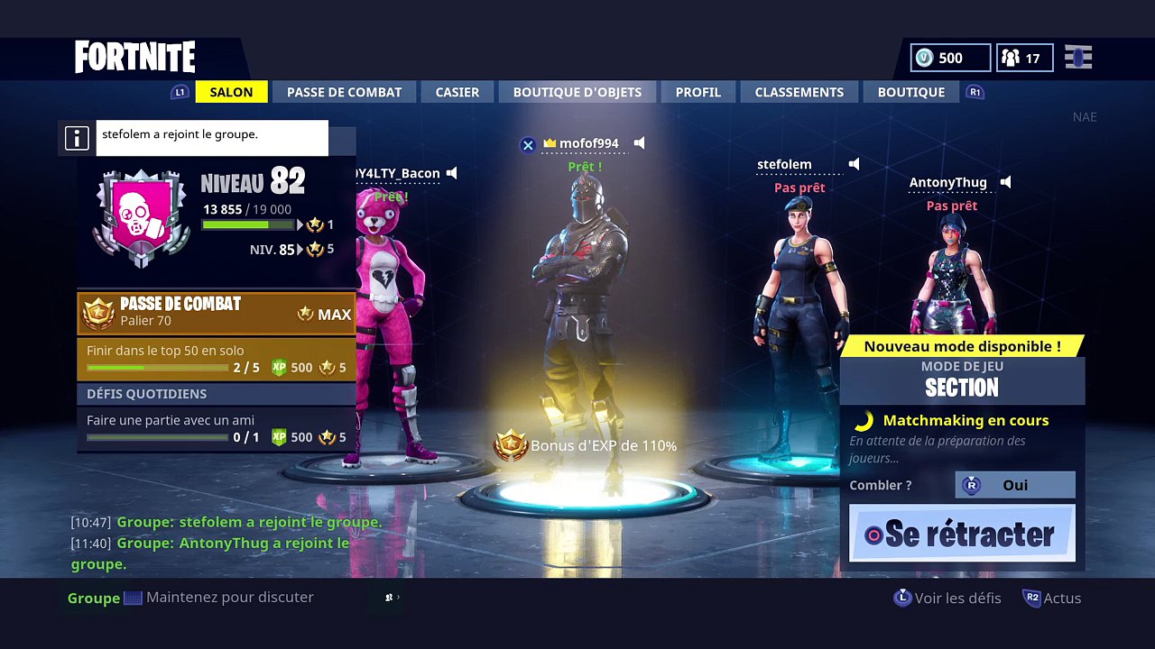 Fortnite sqad