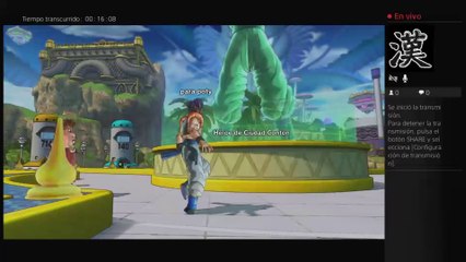 Mi primer directo Dragon ball xenoverse 2 con un Amigo