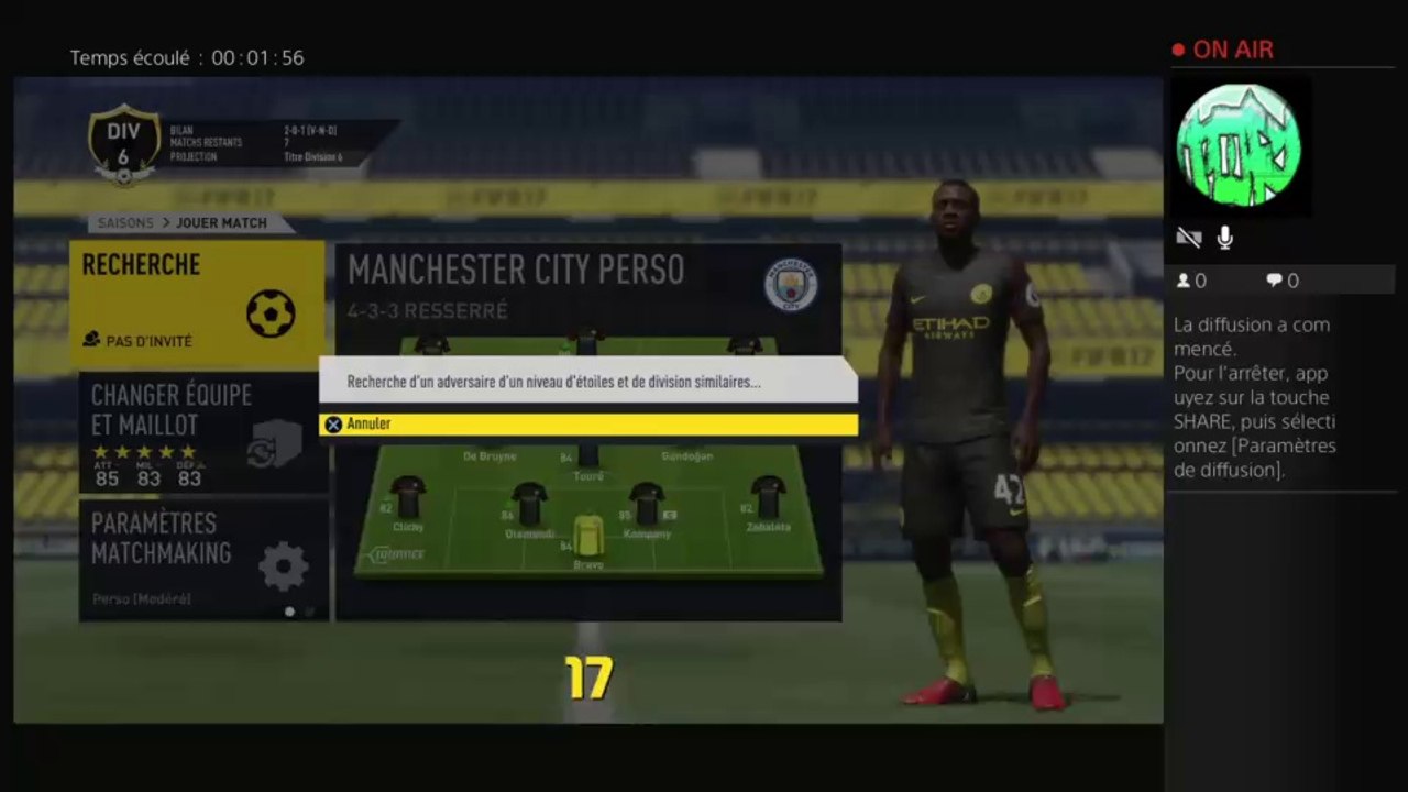 Diffusion PS4 en direct de Yassami07