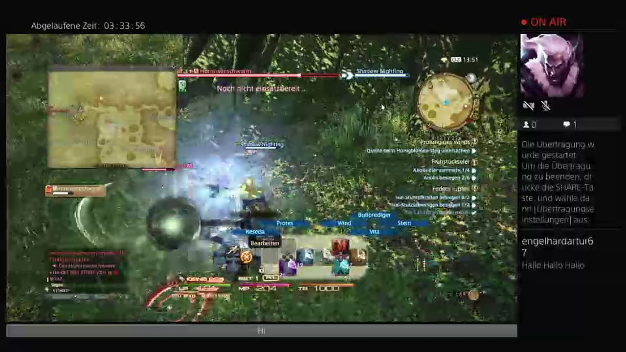 Ps4-live-Übertragung von basti24225