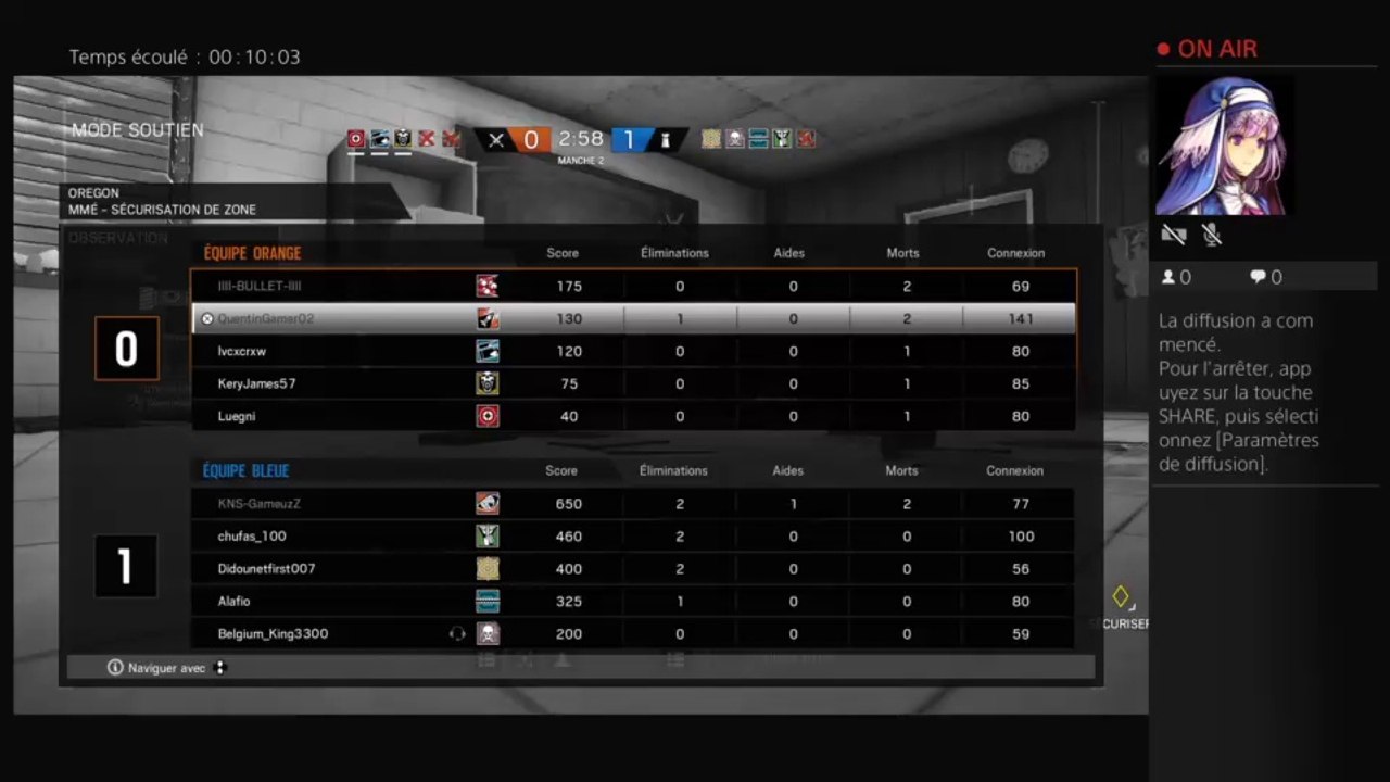 Diffusion PS4 en direct de QuentinGamer02
