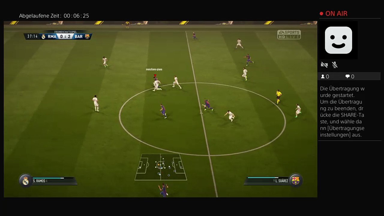 PS4-Live-Übertragung von U-SeF91