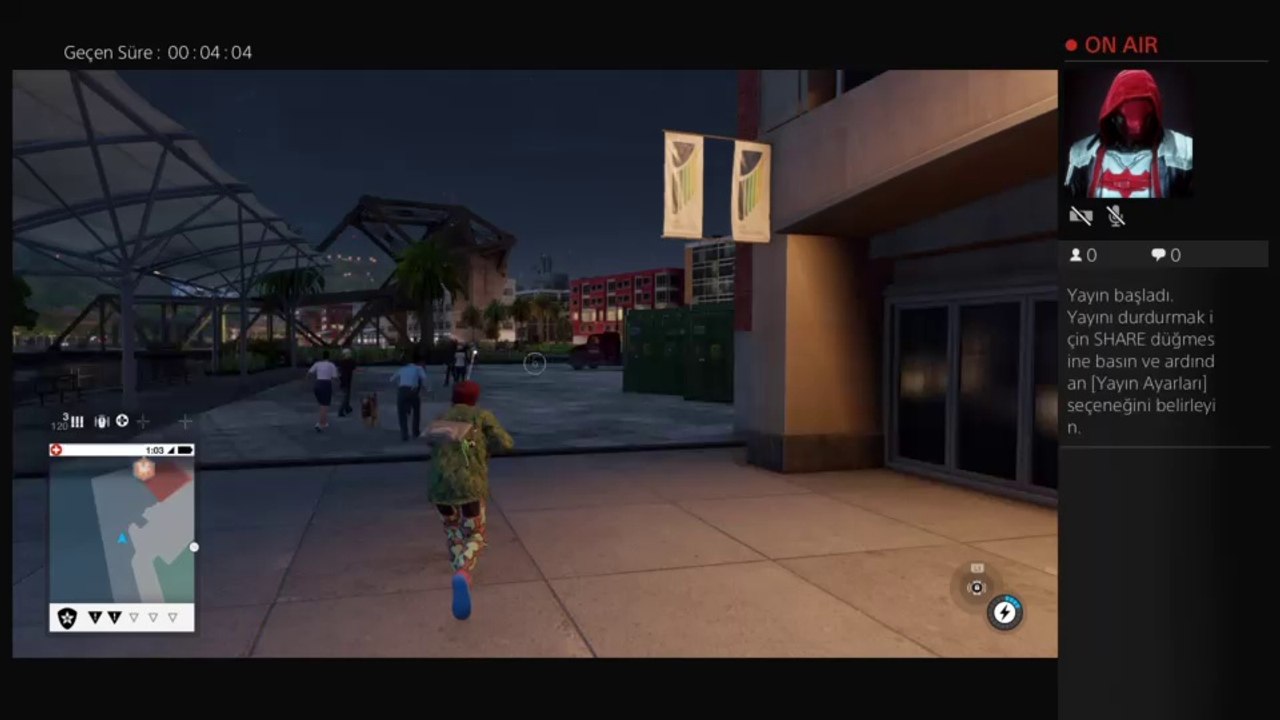 ZHR-WD2 Kullanıcısının Canlı PS4 Yayını