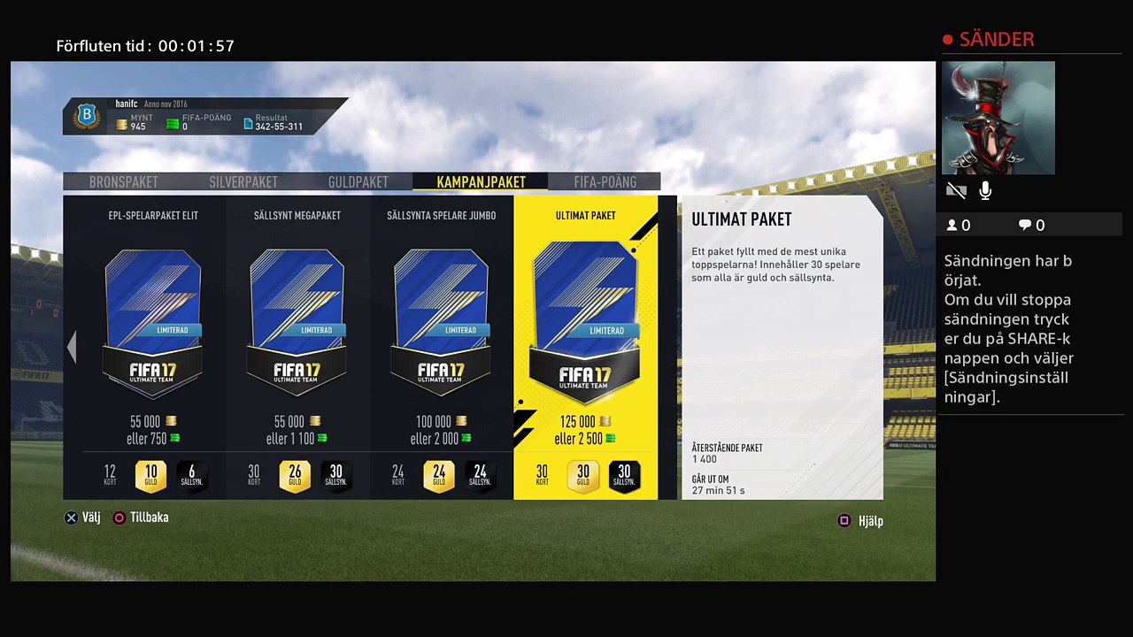 king_hani05s PS4-livesändning