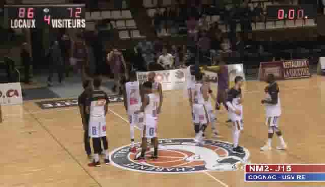 Live NM2 - J15 - Cognac Charente B.B. vs U.S.V. Ré Basket