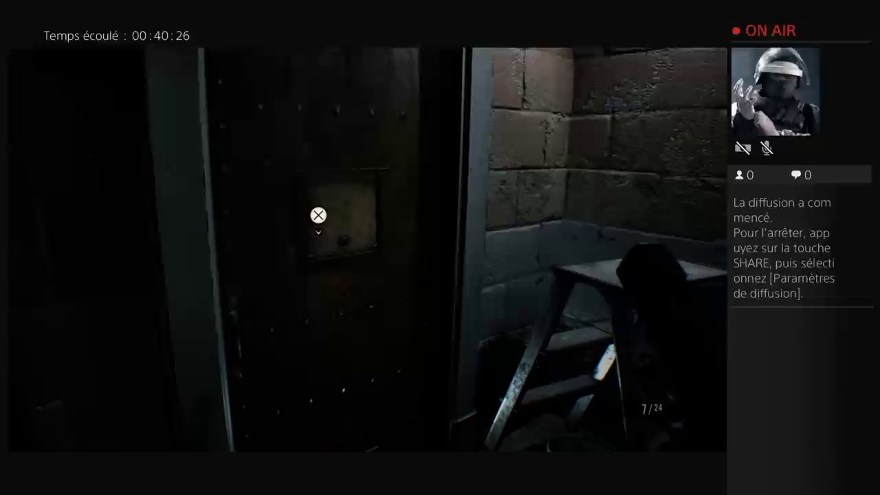 Diffusion PS4 en direct de Resident Evil 7 #Ep2