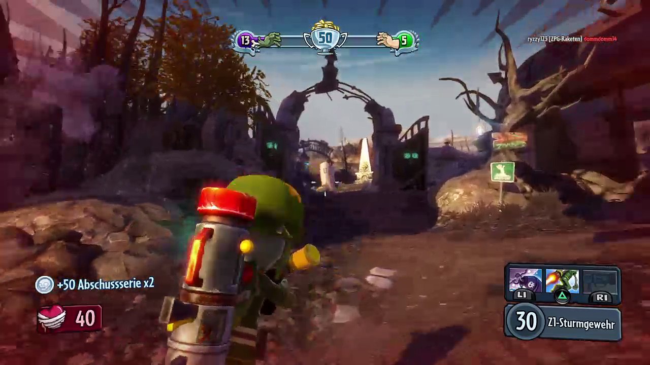 Garden warfare 1 online gameplay