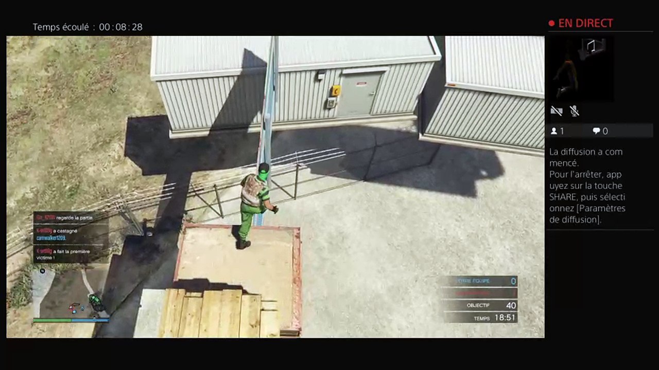 Diffusion PS4 en direct de JazzManMVP32