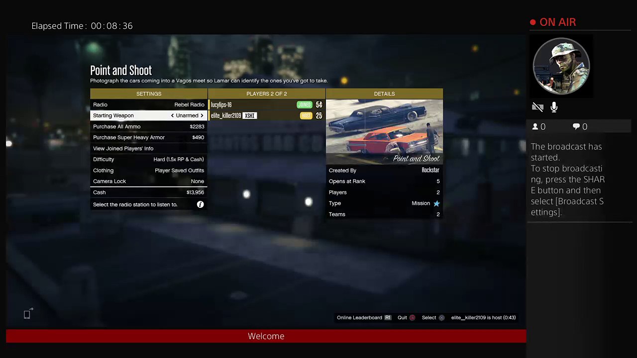lucylips-16's Live PS4 Broadcast Minceraft