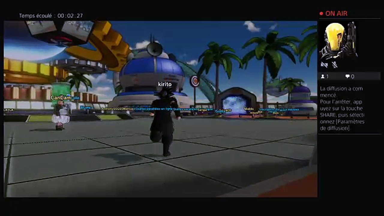Diffusion PS4 en direct de tintin33350
