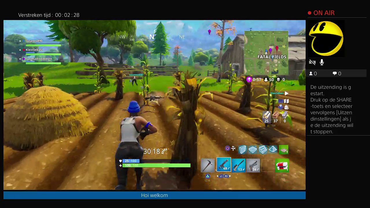 Fortnite battle royale met Stephan