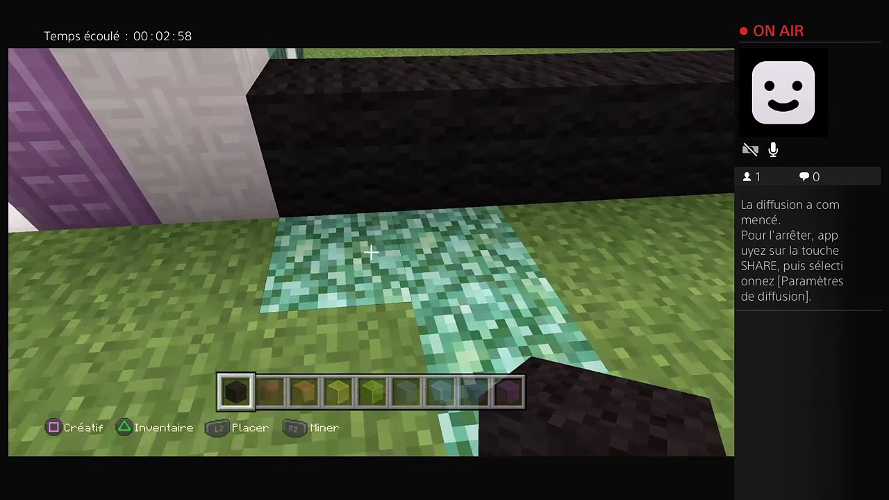 Live Lemecnormal créa PS4 minecraft