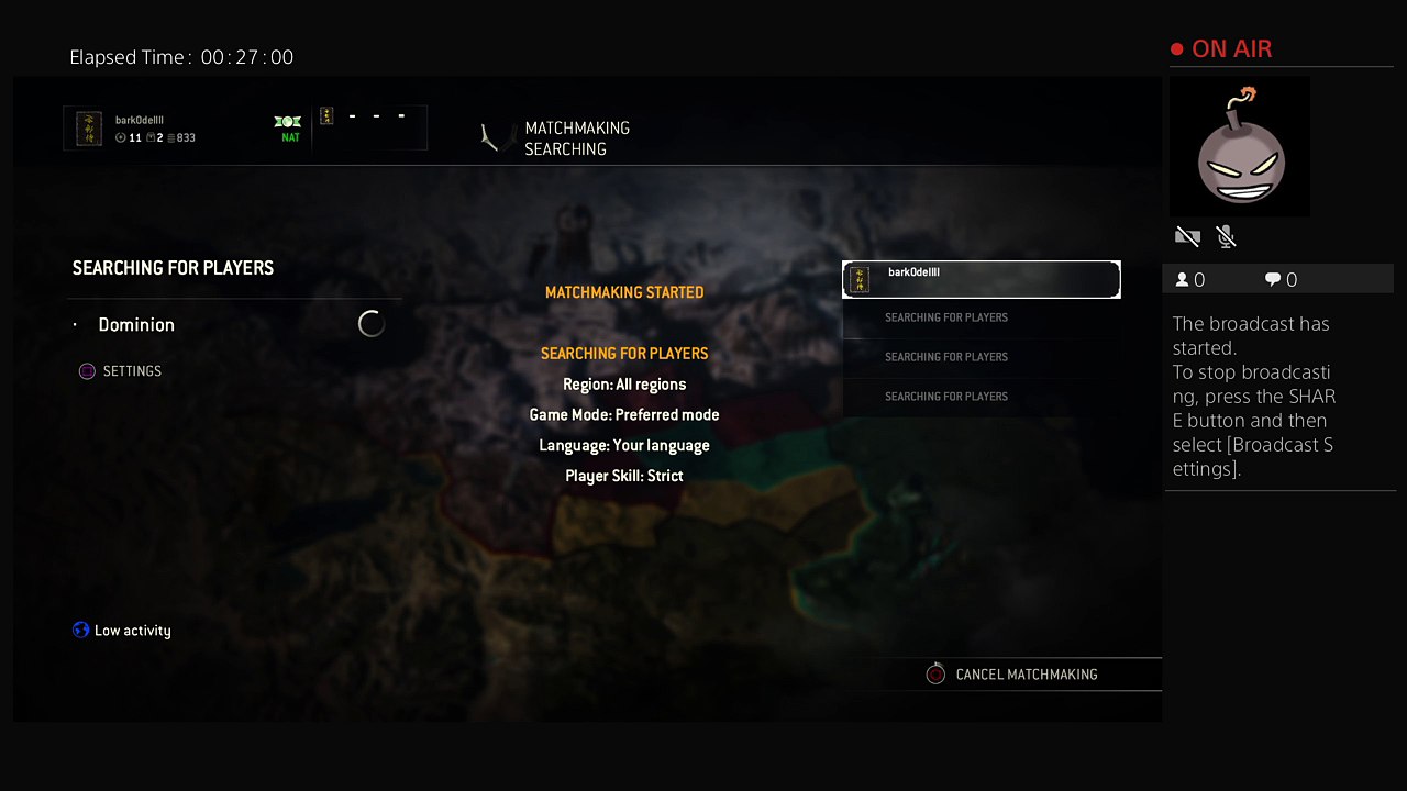 Barks Gnarly Live For Honor PS4 Stream HD 60fps