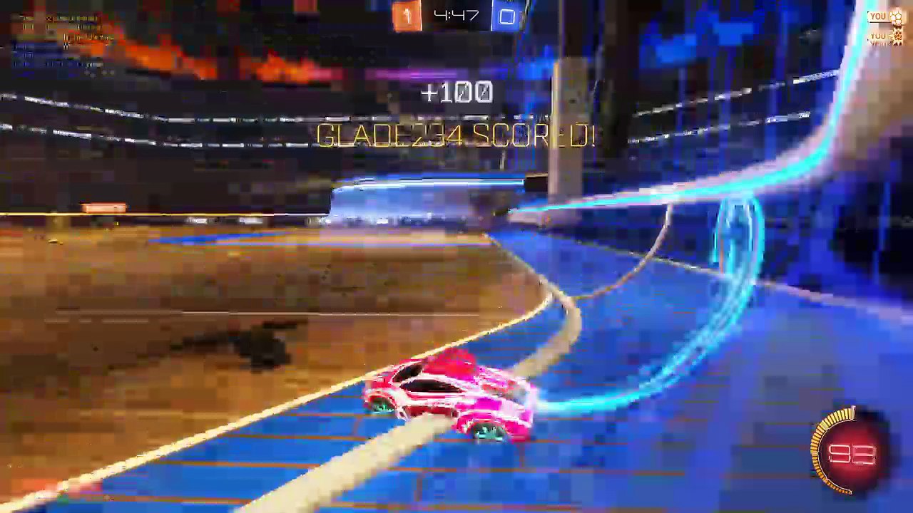 Rocket Leauge With Glade And King
