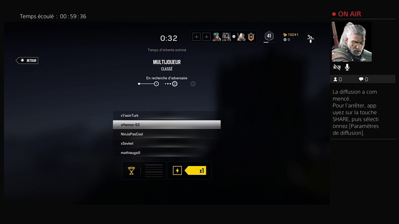 reprise difficile sur r6 (on cherche des joueuer fr avec micro)