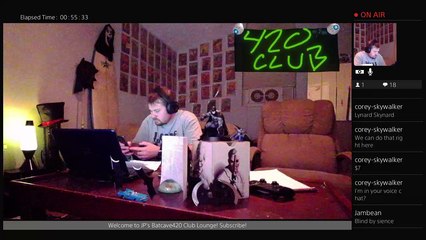 Streaming For FrieNdz @ JP's Batcave Lounge!